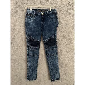 Mitzi Michel Moto Skinny Jeans Size 5 EUC